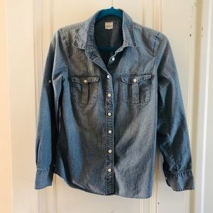 JCrew Denim Blouse